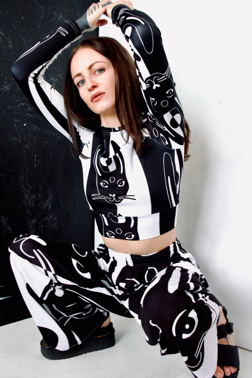 BLACK WHITE BUNNY - Top