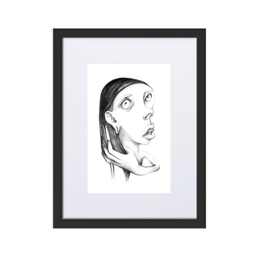 FRAMED MAGGY - Kunstdruck 21 x 30 cm