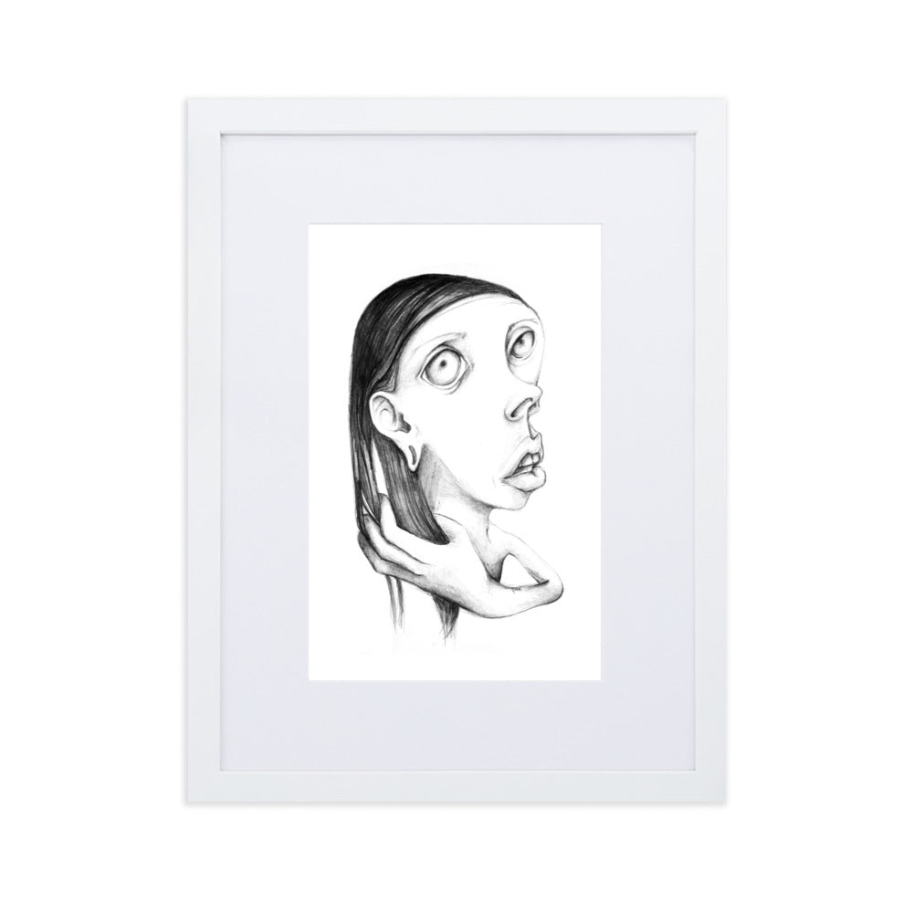 FRAMED MAGGY - Kunstdruck 21 x 30 cm