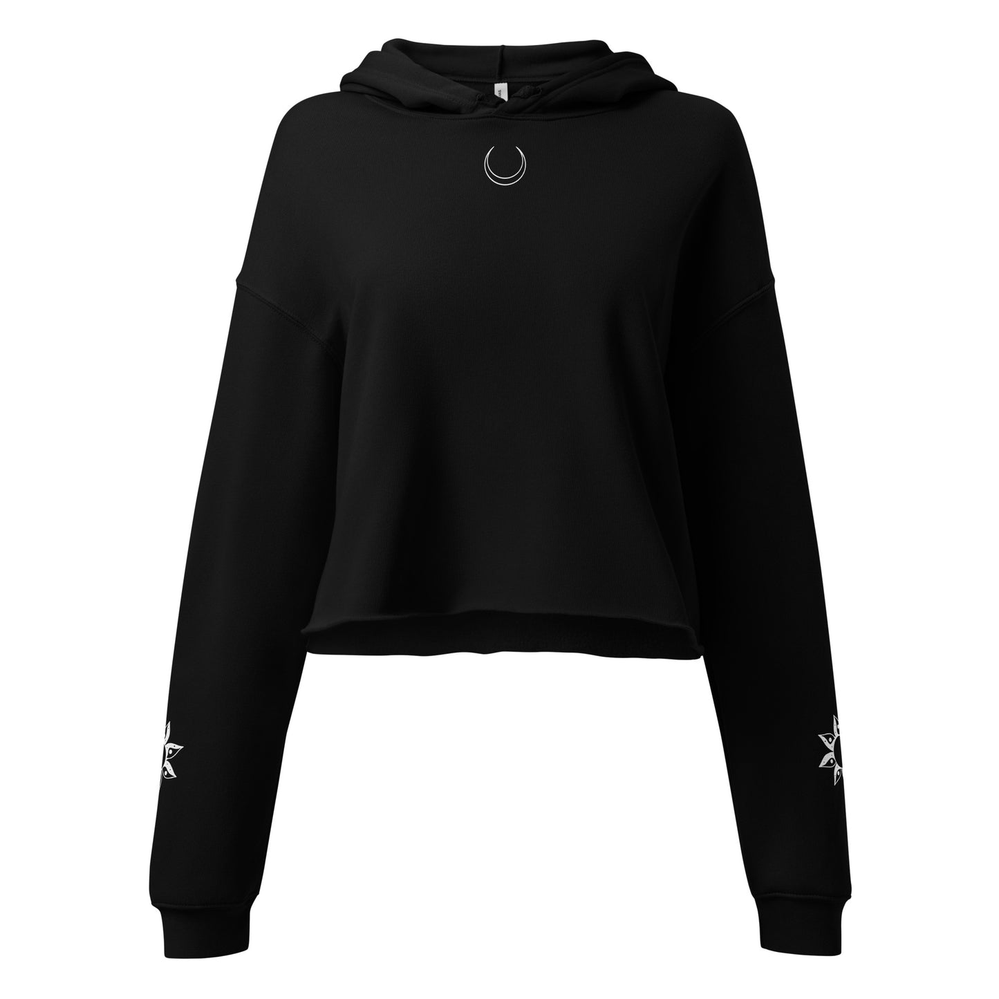 YIN YANG SUN - Crop Hoodie mit Kunst