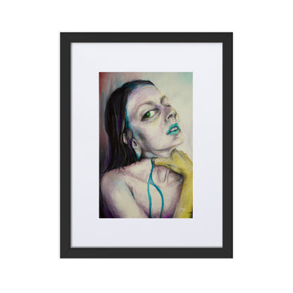 KILLING WANDA framed print with mat 30 x 40 cm