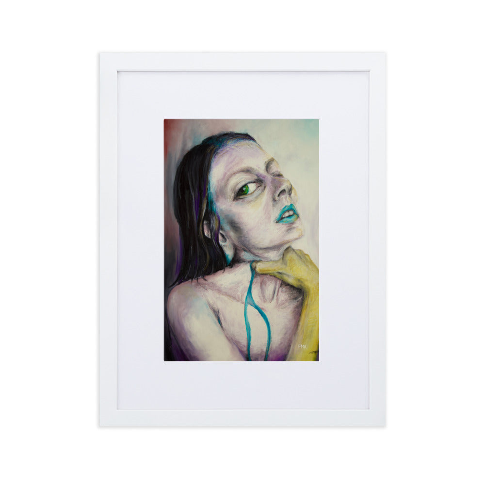 KILLING WANDA framed print with mat 30 x 40 cm