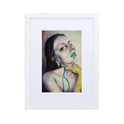 KILLING WANDA framed print with mat 30 x 40 cm